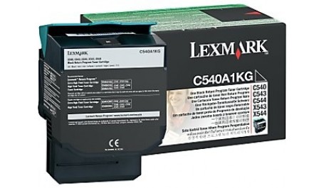 Lexmark Cartridge Black (C540A1KG) Return