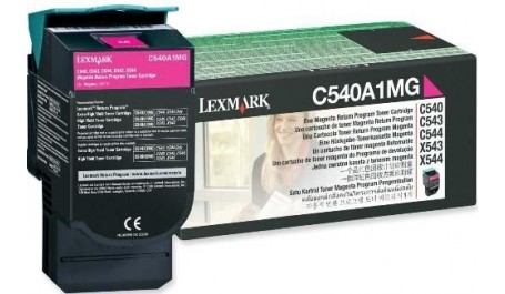 Lexmark Cartridge Magenta (C540A1MG) Return