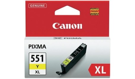 Canon Ink CLI-551XL Yellow (6446B001)