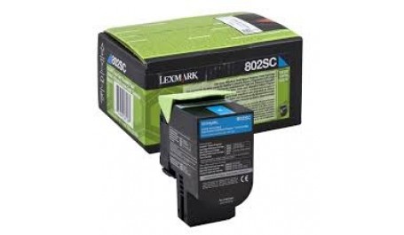 Lexmark Cartridge 802SC0 Cyan (80C2SC0)