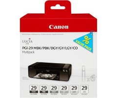 Canon PGI29 MBK/PBK/DGY/GY/LGY/CO Multi Pack