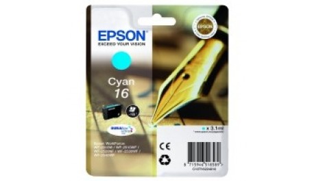 Epson Ink No.16 Cyan LC (C13T16224010) 3,1ml