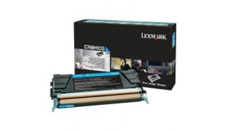 Lexmark Cartridge Cyan HC (C748H1CG) Return