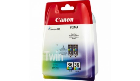 Canon Ink CLI-36 Color Twin-Pack (1511B018)