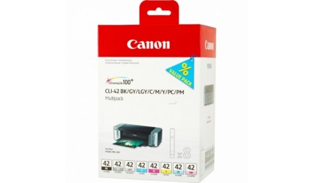 Canon Ink CLI-42 Multipack Full 8-Inks (6384B010)