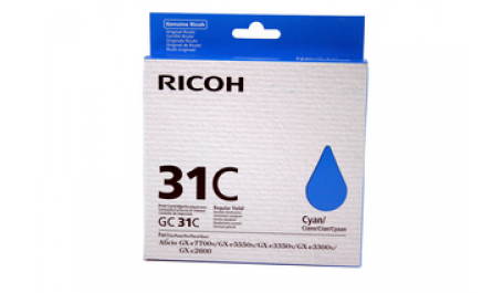 Ricoh Ink Cart. GC31C Cyan (405689)