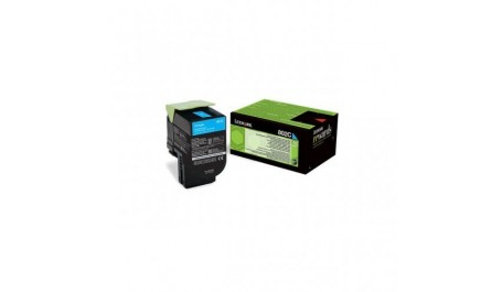 Lexmark toner cartridge return cyan (80C20C0, 802C)