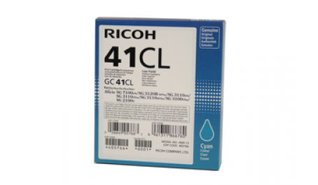 Ricoh Ink Cart. GC41 Cyan Low 0,6k (405766)