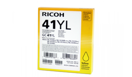 Ricoh Ink GC41 Yellow Low 0,6k 405768