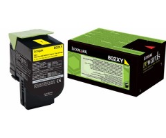 Lexmark Cartridge 802YX Yellow (80C2XY0) Return