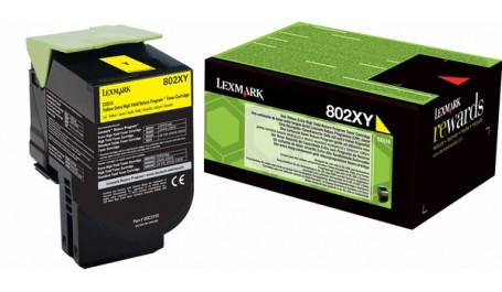 Lexmark Cartridge 802YX Yellow (80C2XY0) Return