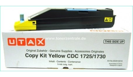 Triumph Adler Copy Kit DDC 2725 12k/ Utax Toner CDC 1725 Yellow (652510116/ 652510016)