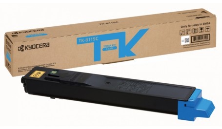 Kyocera toner cartridge cyan (1T02P3CNL0, TK8115C)