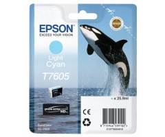 Epson Ink T7605 Cyan (C13T76054010)