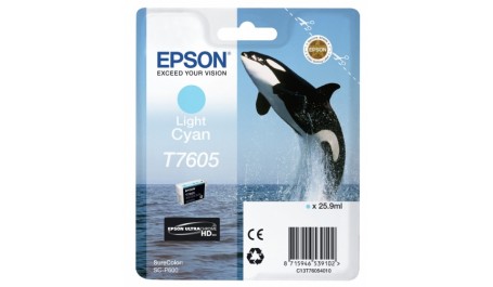 Epson Ink T7605 Cyan (C13T76054010)