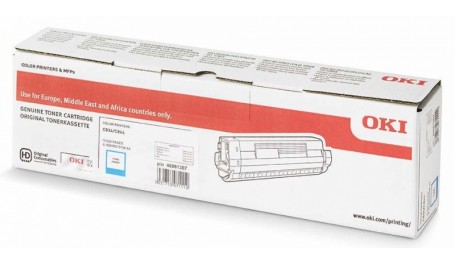 Oki toner cartridge mėlynas (46861307)