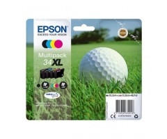 Epson kasečių rinkinys No.34XL (C13T34764010), Juoda, Žydra, Purpurinė, Geltona 