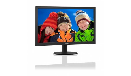 Monitorius PHILIPS 223V5LHSB2/00 FHD 1920x1080p 16:9 10M:1 200cd 5ms VGA/HDMI,VESA, juodas