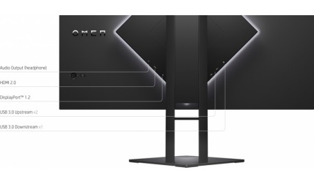 HP OMEN 27i (8AC94AA) žaidimų monitorius / 27 inch / IPS / 16:9 / FHD / 165Hz / 1ms