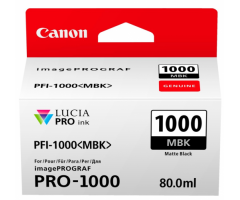 Canon PFI-1000MBK (0545C001), Juoda kasetė