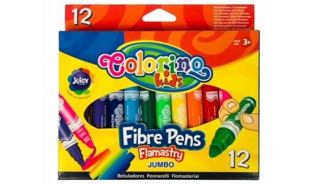 Flomasteriai Colorino Kids Jumbo, 12 spalvų